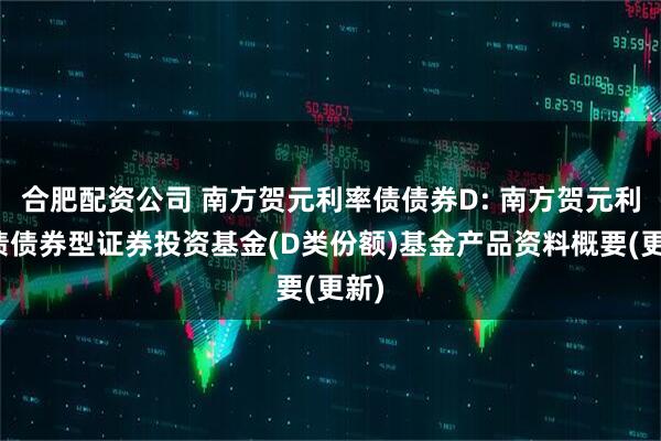 合肥配资公司 南方贺元利率债债券D: 南方贺元利率债债券型证券投资基金(D类份额)基金产品资料概要(更新)