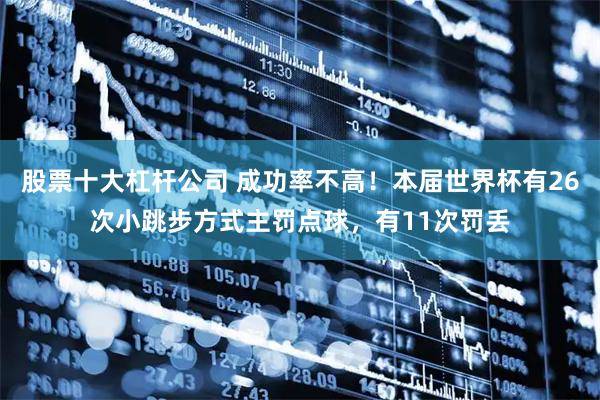 股票十大杠杆公司 成功率不高！本届世界杯有26次小跳步方式主罚点球，有11次罚丢